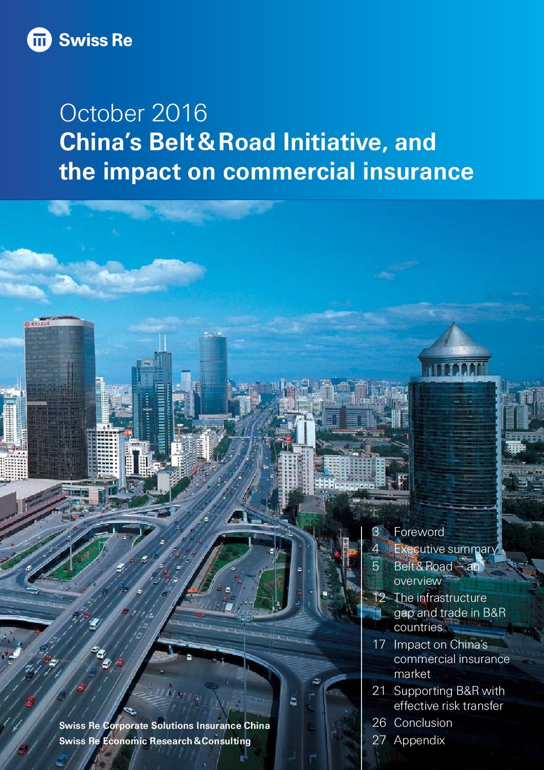 China’s Belt & Road Initiative: the impact on commercial insurance in participating regions