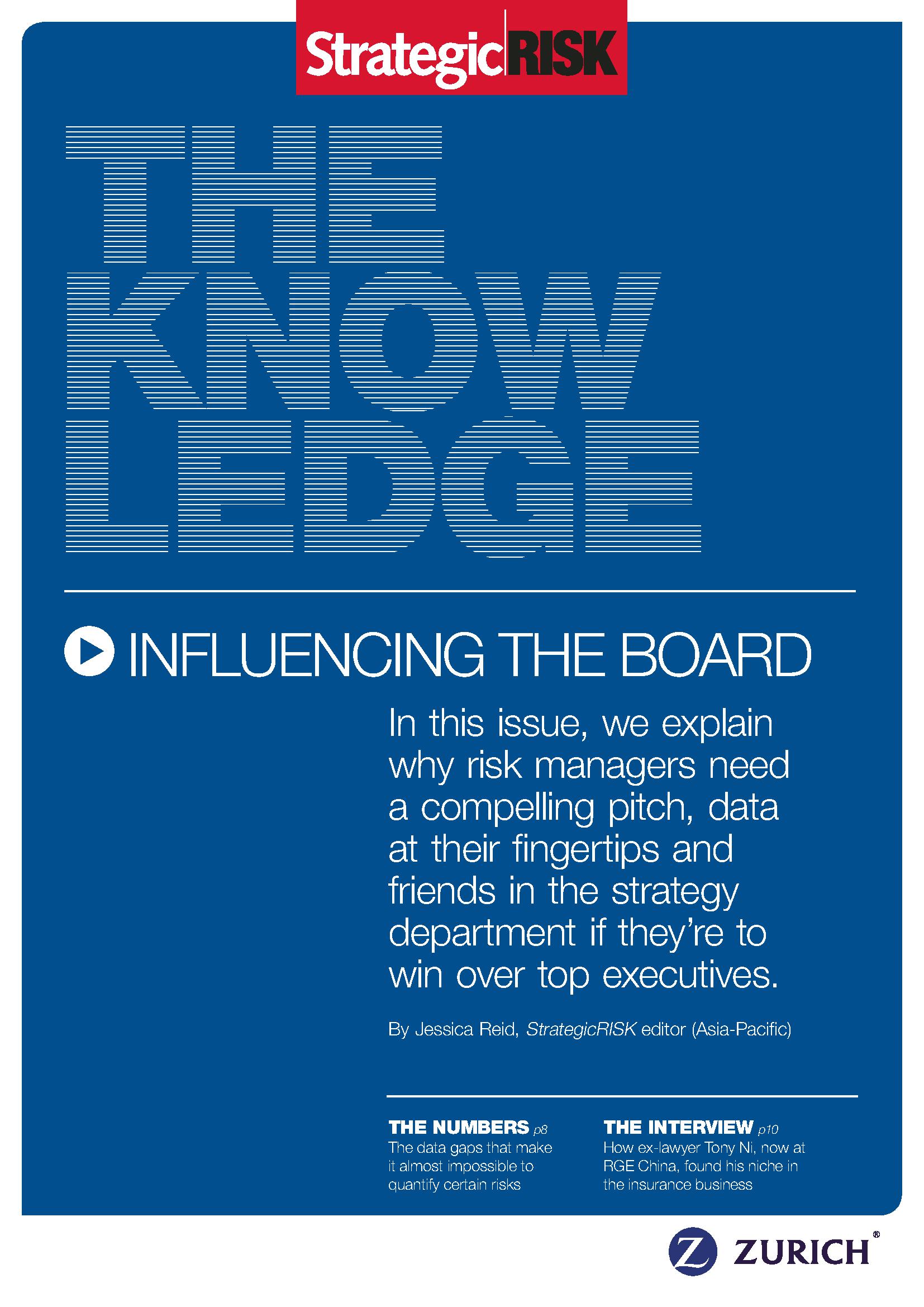 The Knowledge Report: Influencing the Board